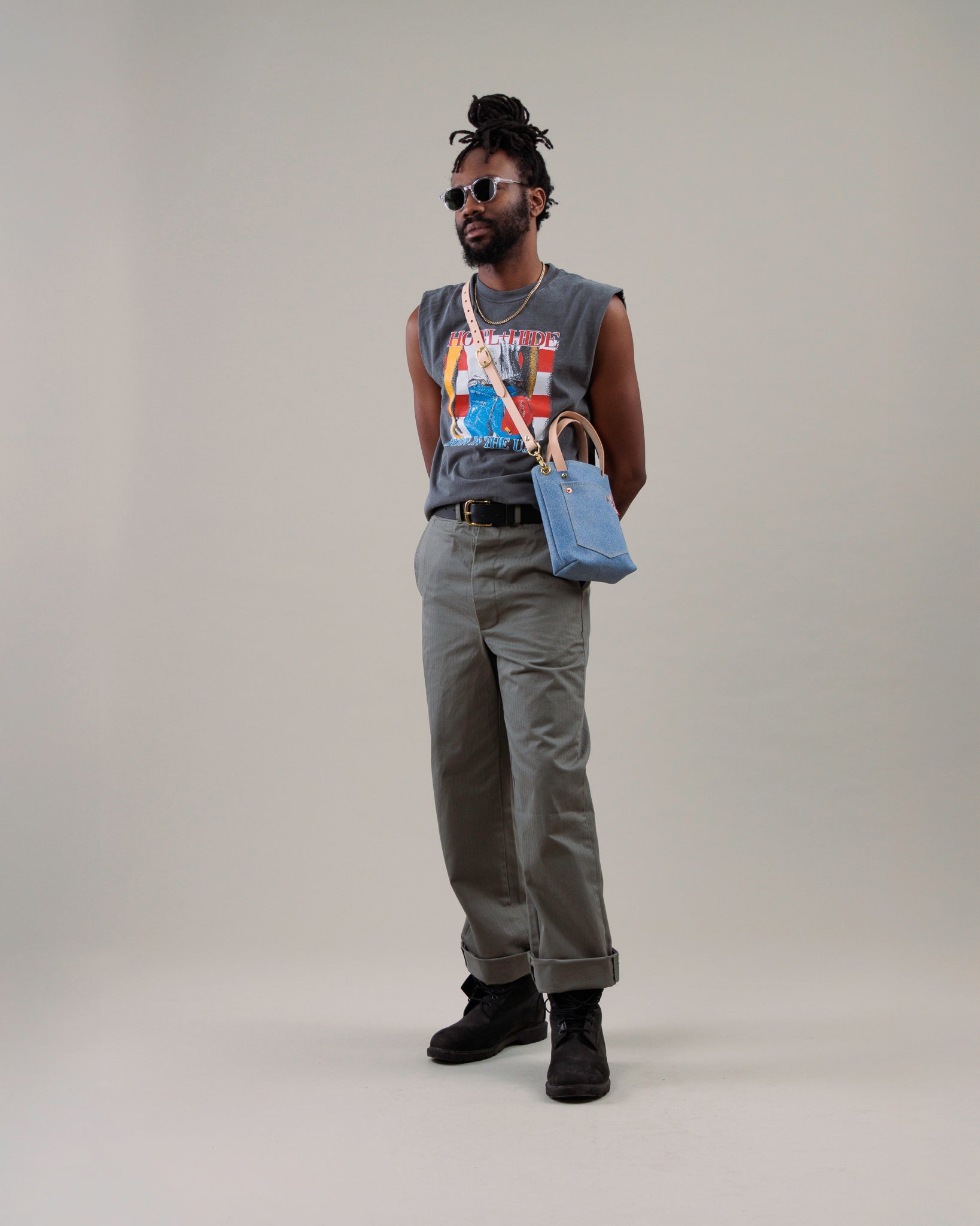 Mini Shelby Tote- Denim Days
