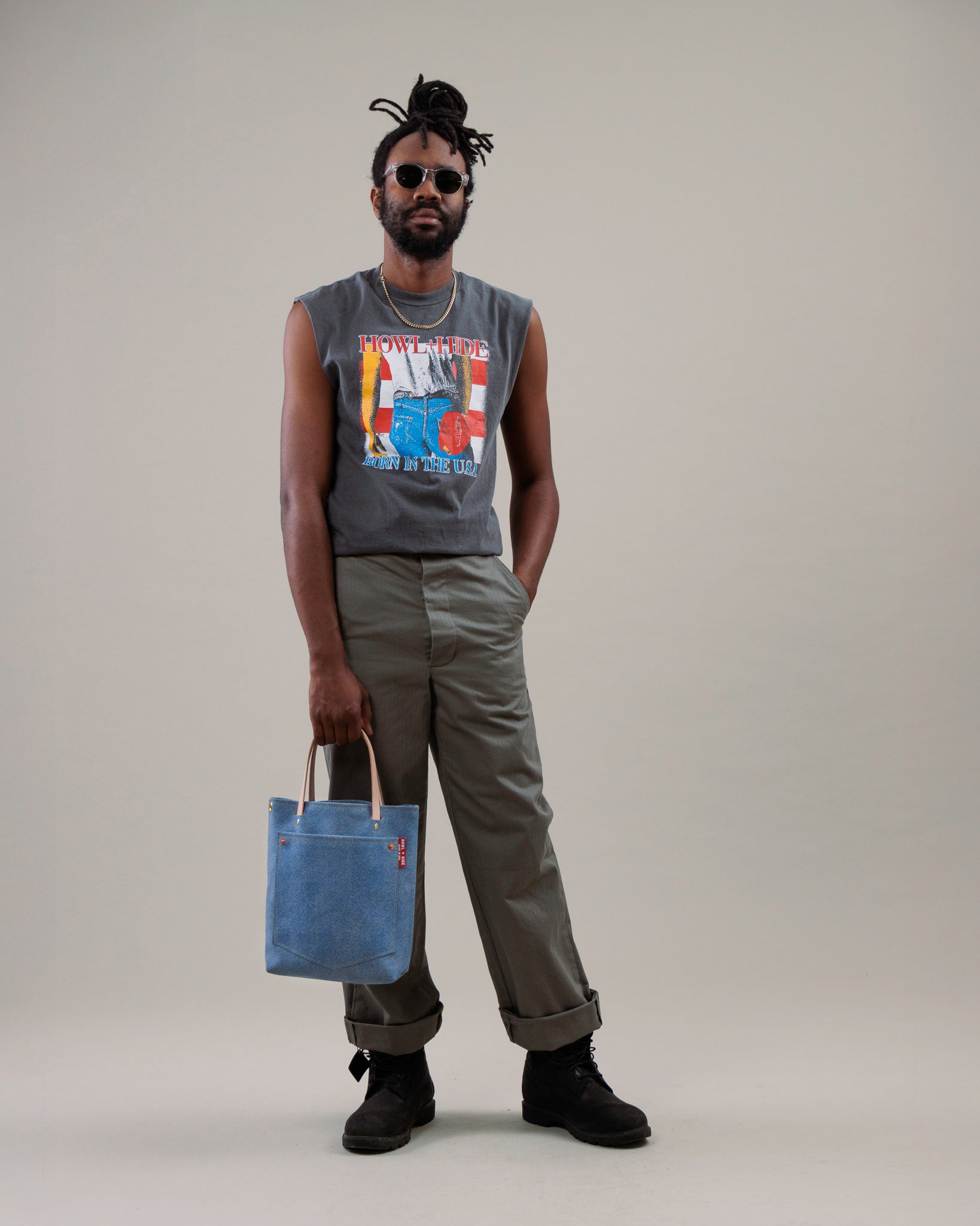 Shelby Tote- Denim Days