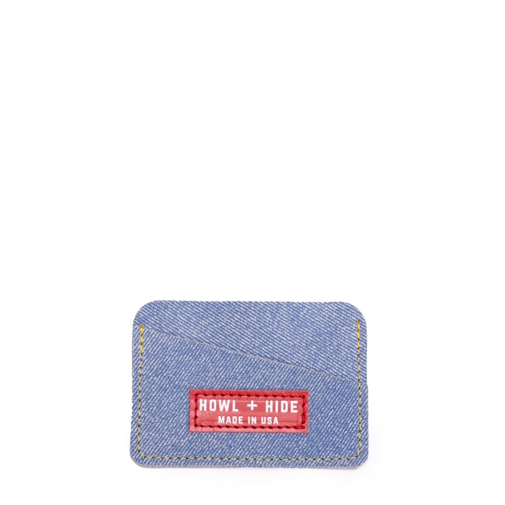 Card Holder - Denim Days - Howl + Hide
