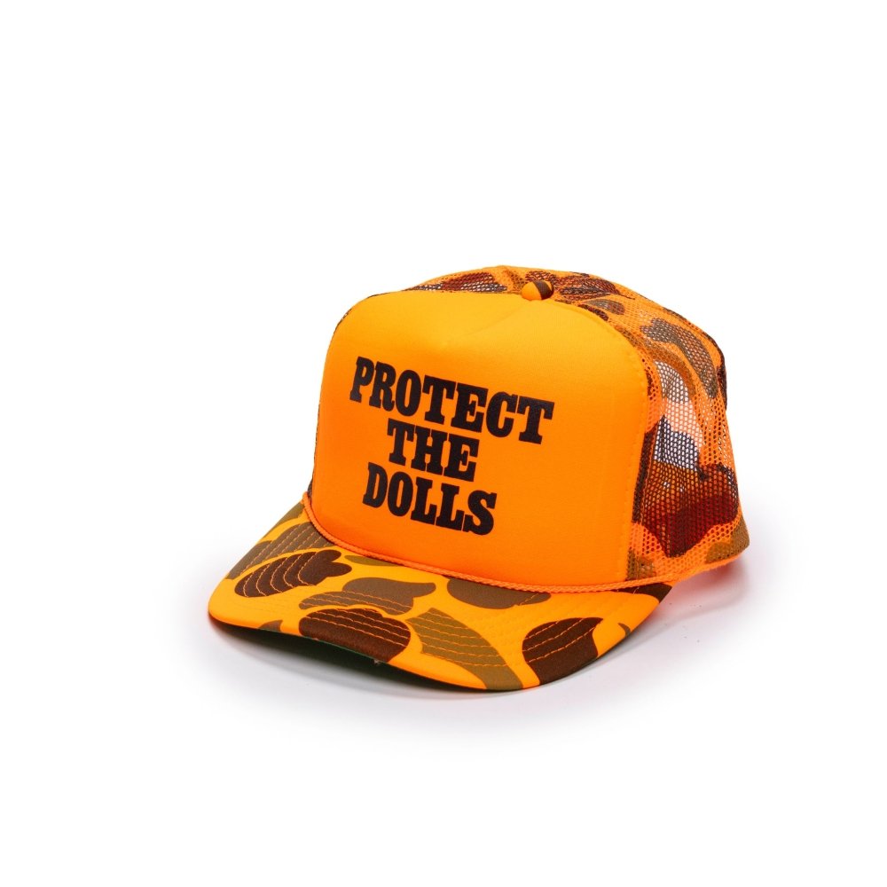 Hi Vis - Protect The Dolls Trucker Hat - Pride 25 - Howl + Hide