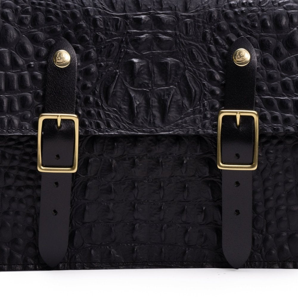 Madison Satchel - Crocodile - Howl + Hide