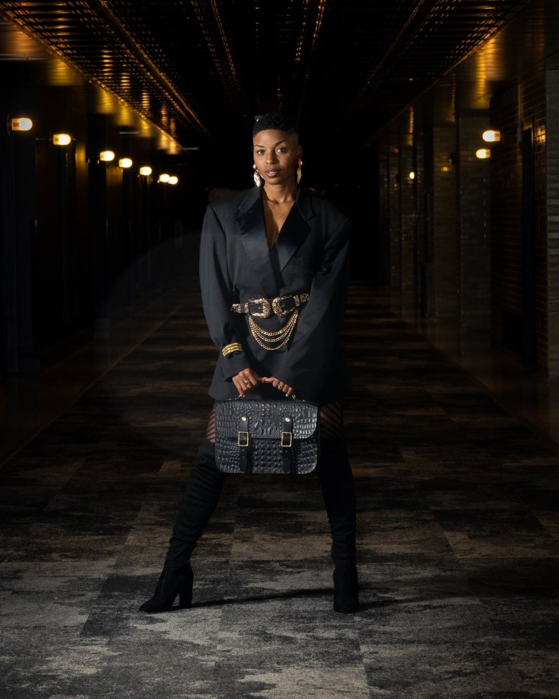 Madison Satchel - Crocodile - Howl + Hide