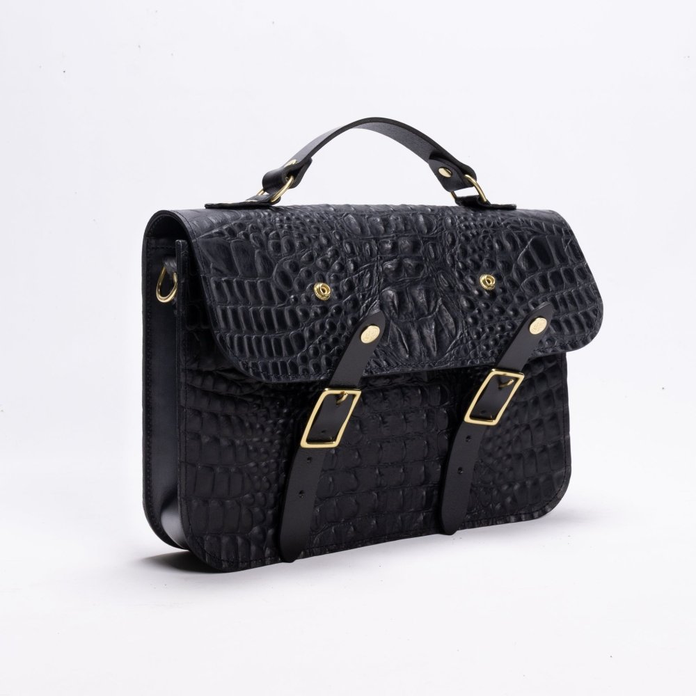 Madison Satchel - Crocodile - Howl + Hide
