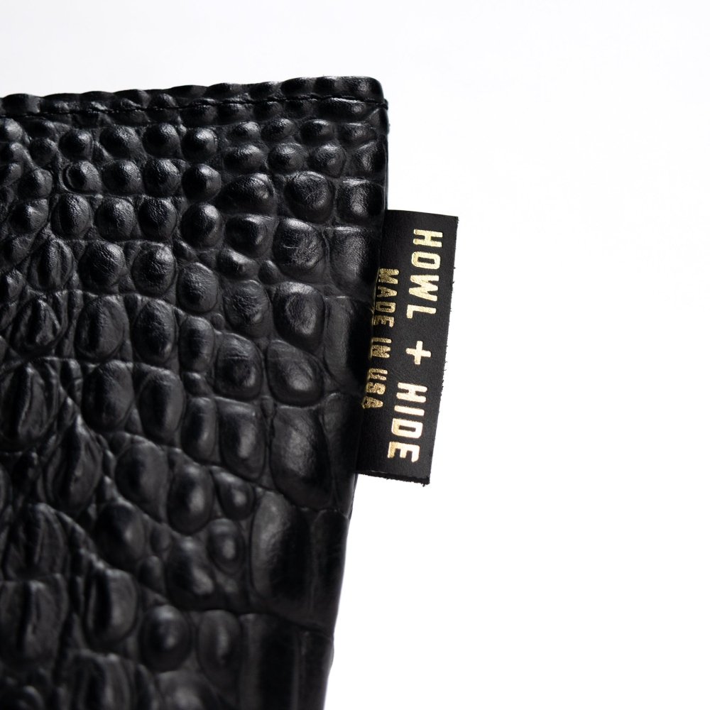 Zipper Pouch - Crocodile - Howl + Hide