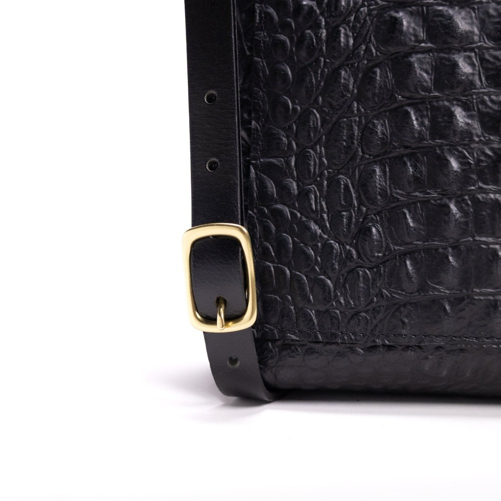 Zipper Shelby Tote - Crocodile - Howl + Hide