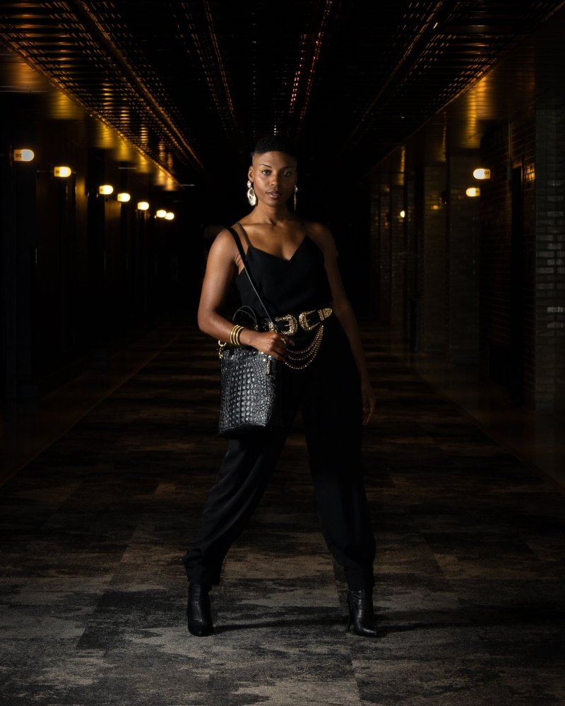 Zipper Shelby Tote - Crocodile - Howl + Hide