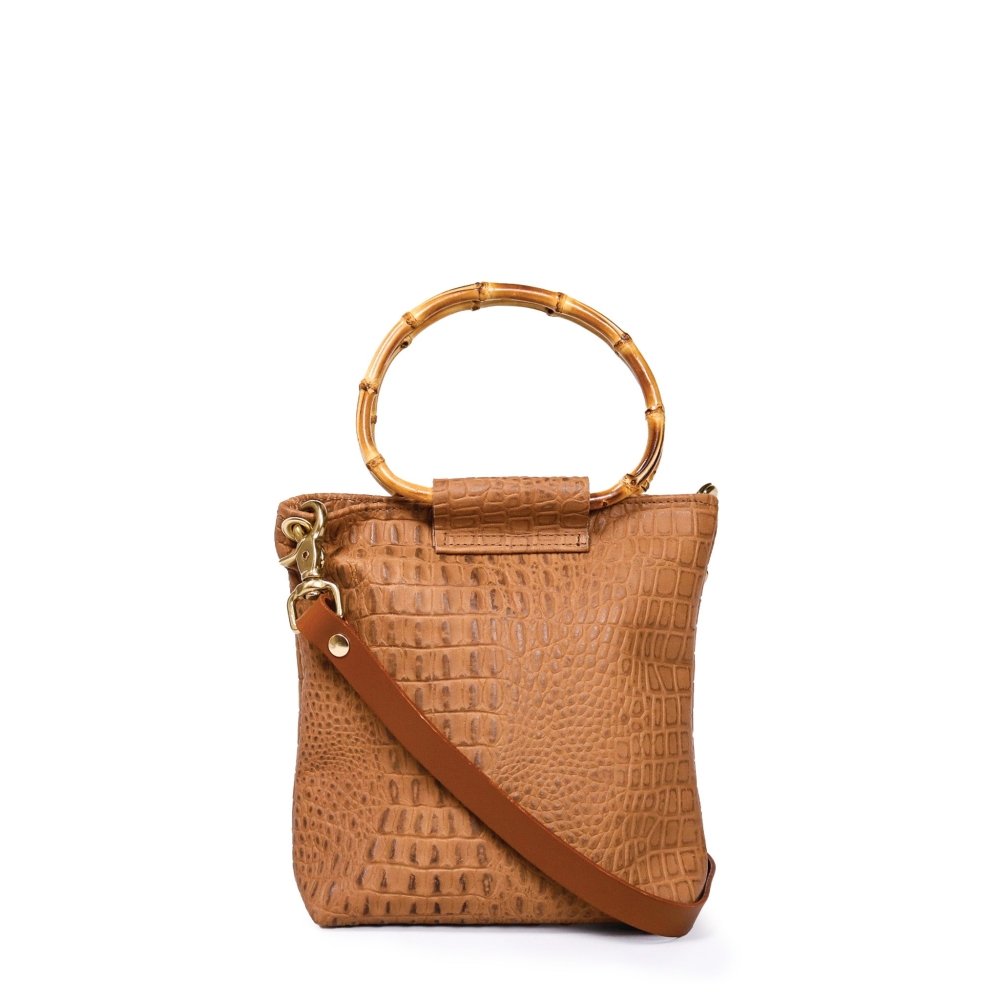 EMBOSSED GROCERY MINI TOTE - Howl + Hide