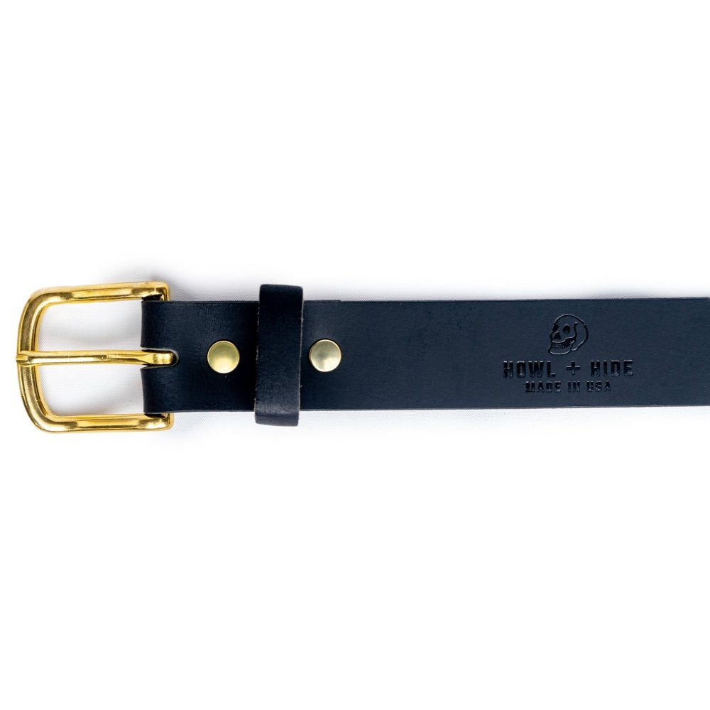 Work Belt - Black - Howl + Hide