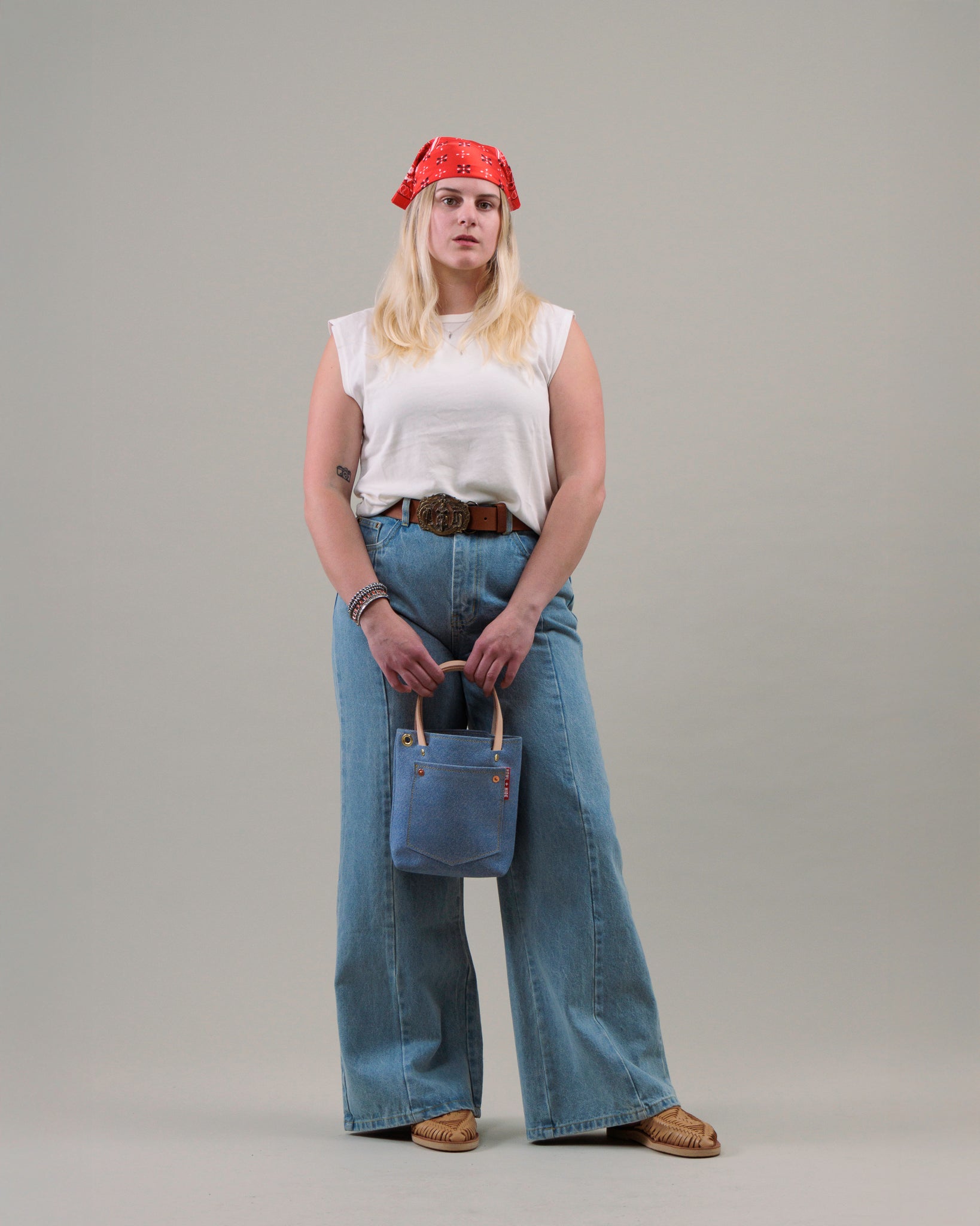 Mini Shelby Tote- Denim Days