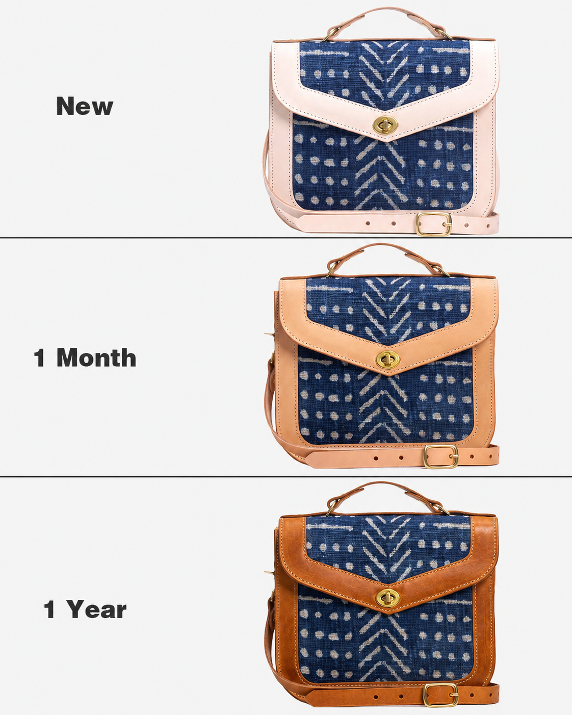 Parkway Saddlebag- Mudcloth