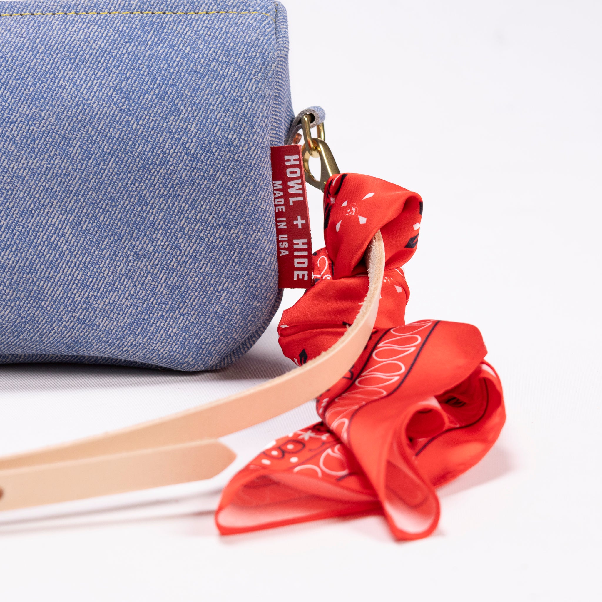 Silk Scarf- Denim Days