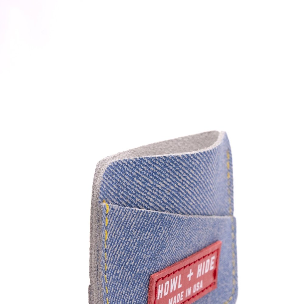 Card Holder - Denim Days - Howl + Hide