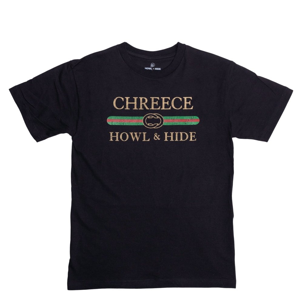 Chreece T - Shirt (Black) - Howl + Hide