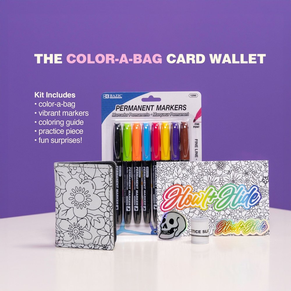 Color - A - Bag. Card Wallet. - Howl + Hide