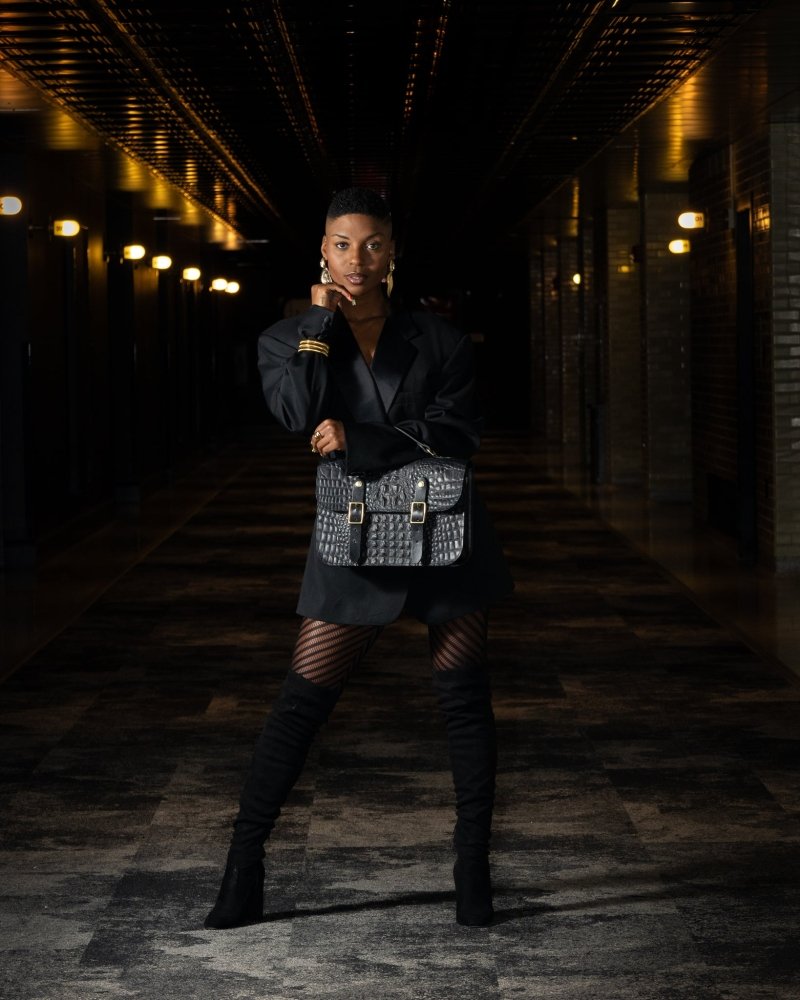 Madison Satchel - Crocodile - Howl + Hide