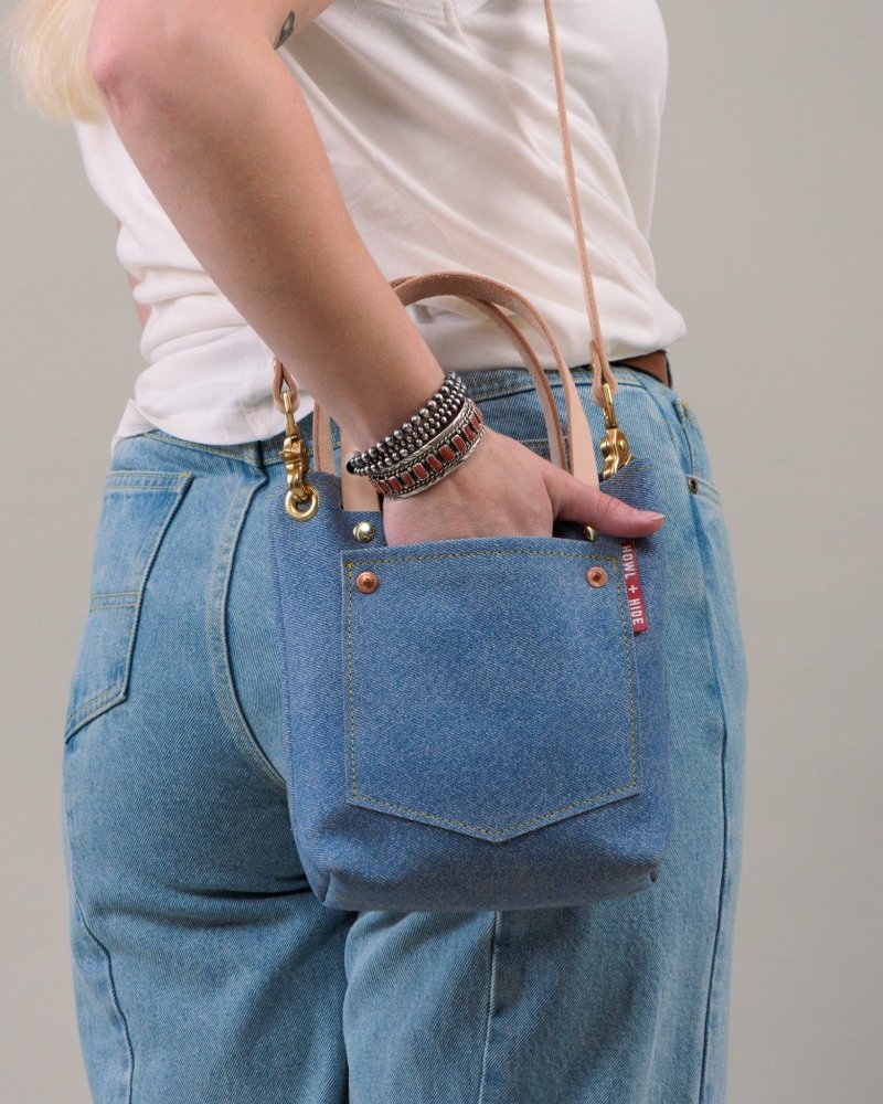 Mini Shelby Tote - Denim Days - Howl + Hide