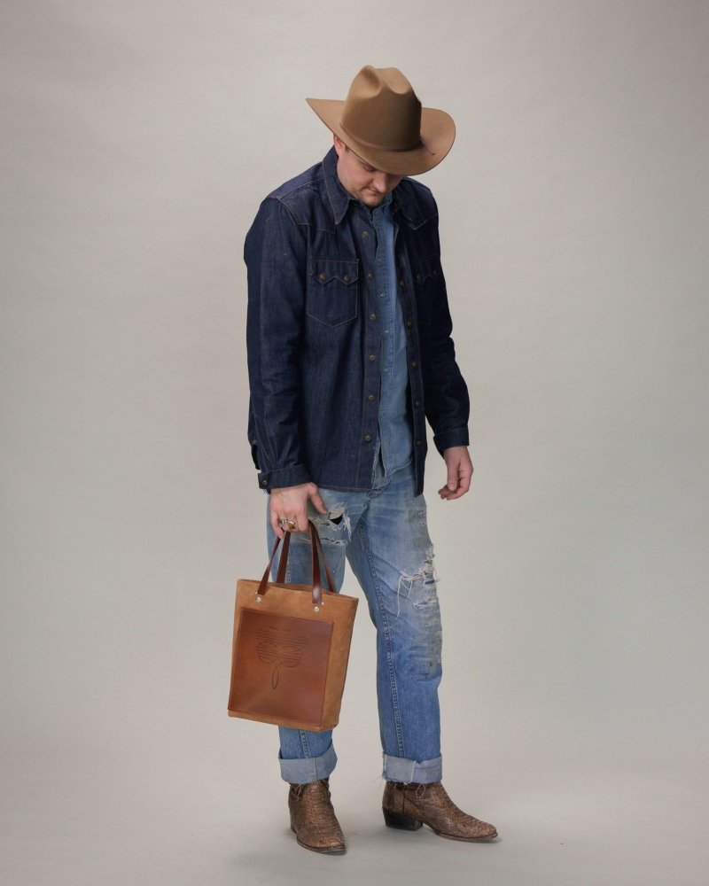 Reversible Shelby Tote - Cosmic Cowboy - Howl + Hide