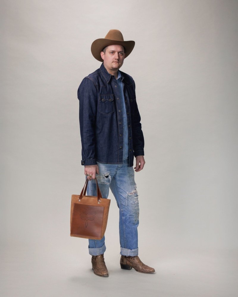 Reversible Shelby Tote - Cosmic Cowboy - Howl + Hide