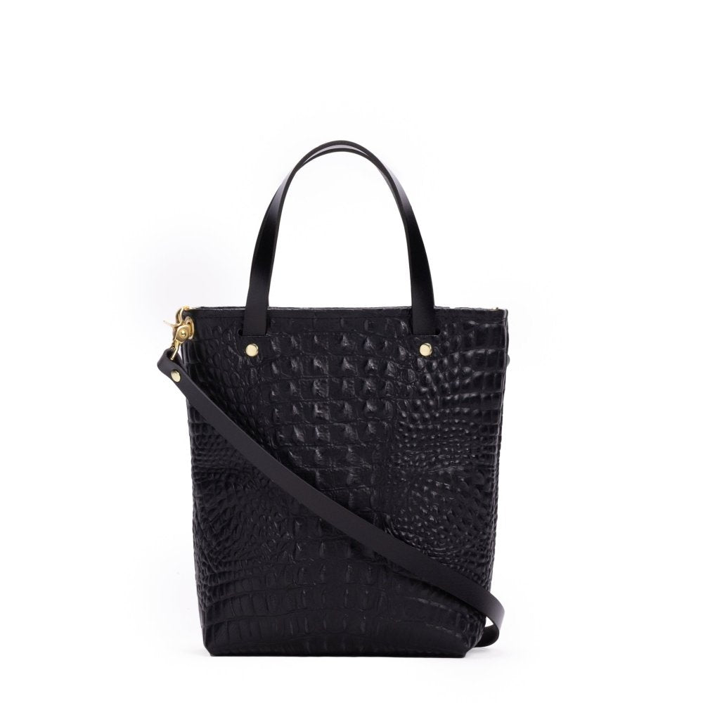 Zipper Shelby Tote - Crocodile - Howl + Hide