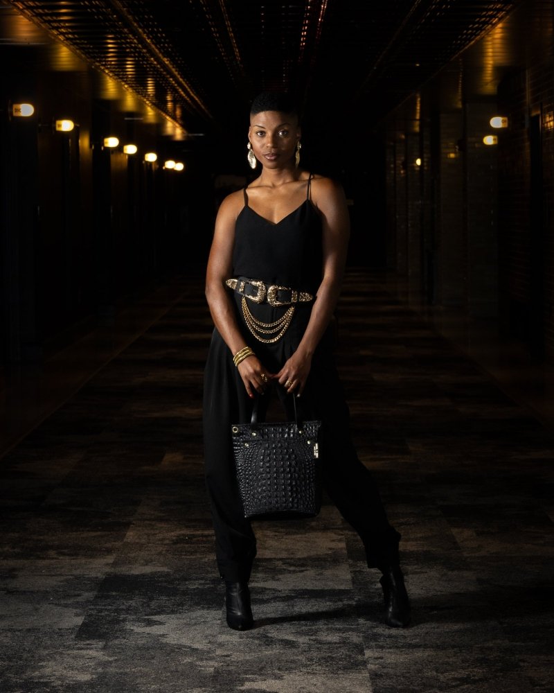 Zipper Shelby Tote - Crocodile - Howl + Hide