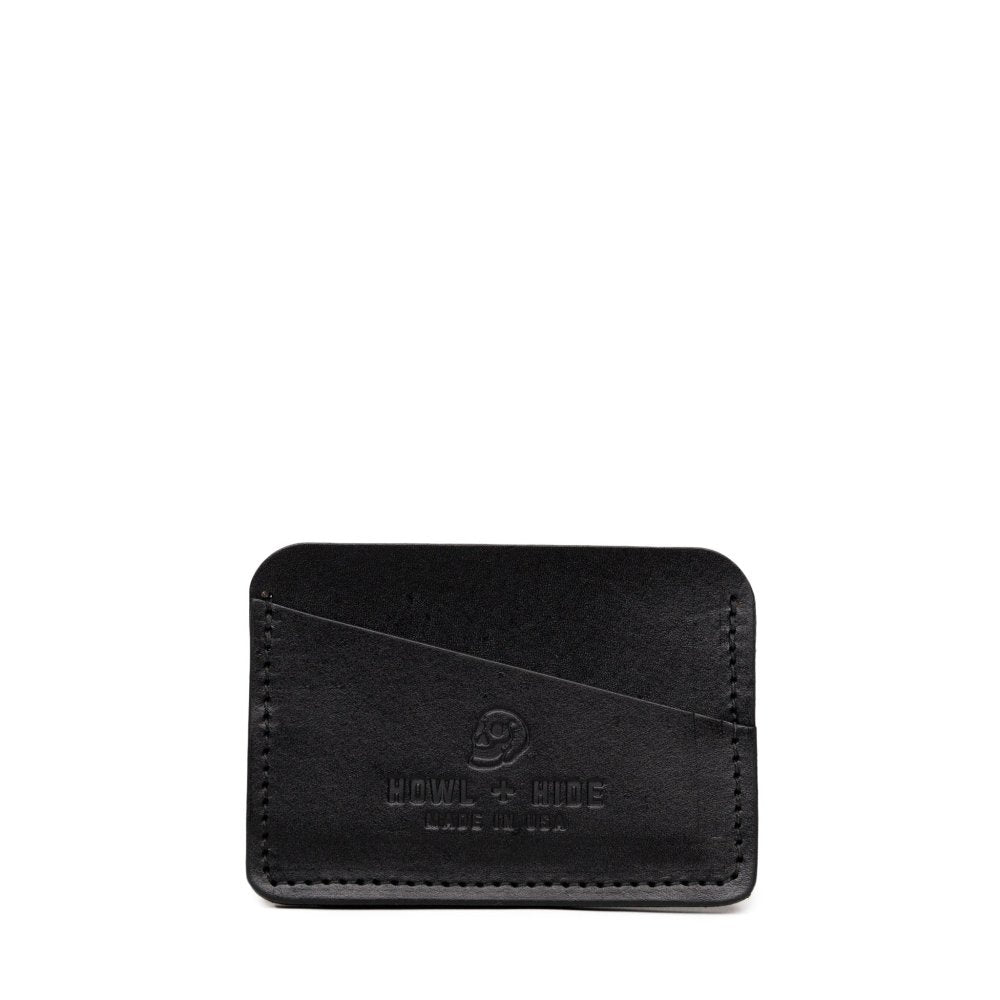 Black Leather Credit Card Holder