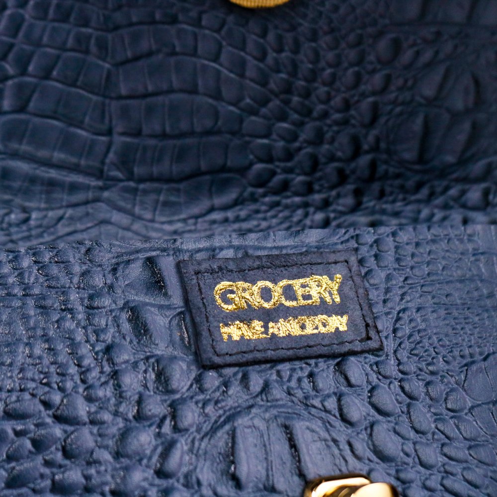EMBOSSED GROCERY POUCH - Howl + Hide