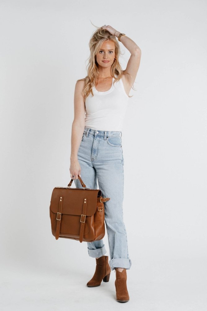 Howl + Hide Mist Blue Morris Messenger