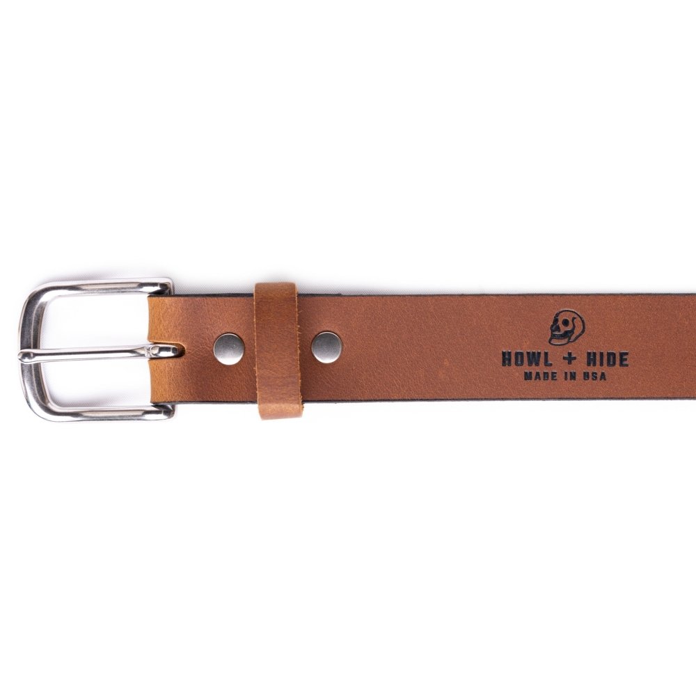 Work Belt - Brown - Howl + Hide